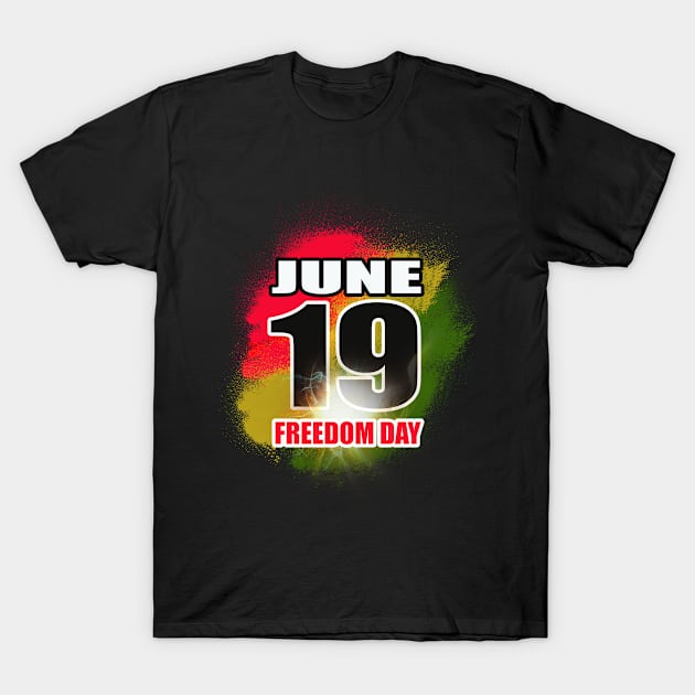 Juneteenth T-Shirt by Designer Koplak